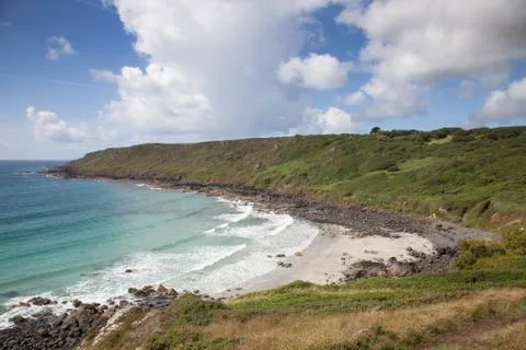Chynhalls Point,The Lizard Peninsula, Cornwall Stock Photos