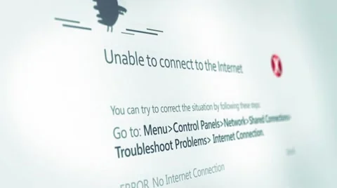 CI000037 No Internet Connection Stock Footage 67758873