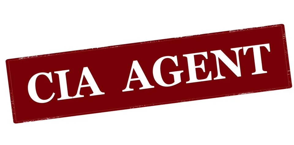 CIA agent Stock Illustration