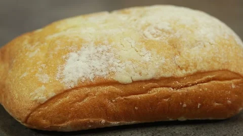 Ciabatta bread Video stock 157881974