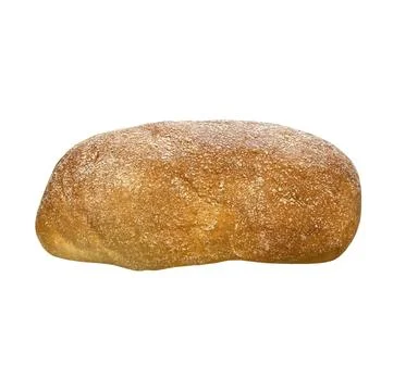 Ciabatta bread isolated on white  background Stock Photos