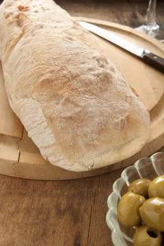 Ciabatta bread Stock Photos