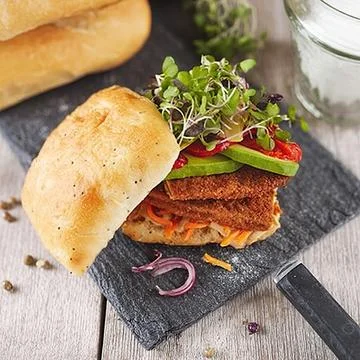 Ciabatta with herbs Stock Photos