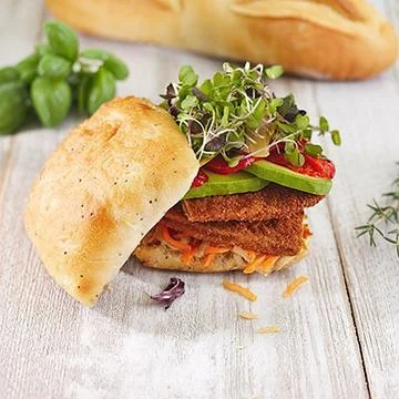 Ciabatta with herbs Stock Photos