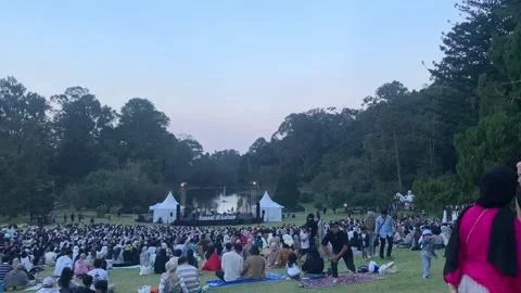 Cianjur West Java, Indonesia. November 27 2023. the atmosphere of the Sunset Di  Vídeos de archivo 262420034