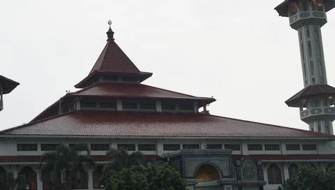 Cianjur, West Java. September 15, 2021, photo of the grand mosque and Cianj.. Stock-Fotos