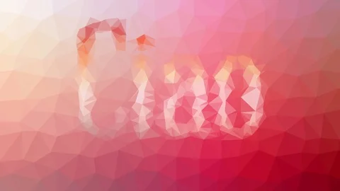 Ciao appearing techno tessellation looping pulsing polygons Stock Footage 109235394