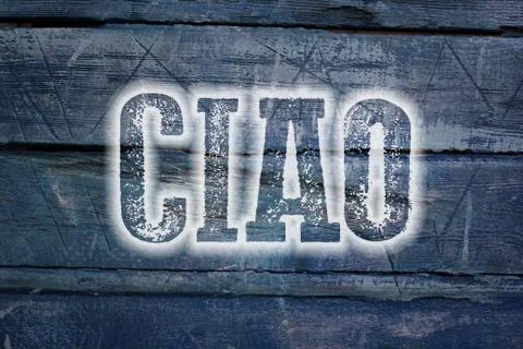 Ciao concept Stock Illustration