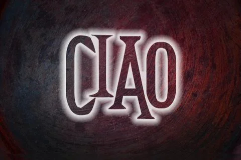 Ciao concept Stock Illustration