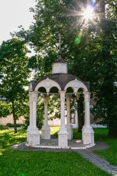 Ciborium at the Saviour Monastery of St. Euthymius, Russia, Suzdal, 12 July 2 Stock Photos