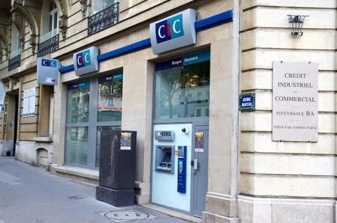 CIC office in Paris. Foto stock