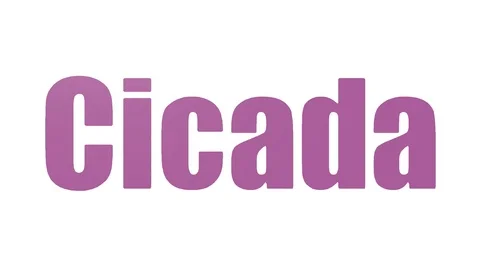 Cicada Animated Word Cloud On White Background Stock Footage 103563505