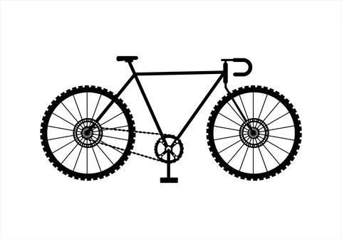 By cicle Black 01 Stock Illustration