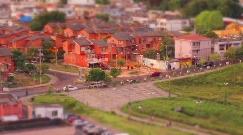 Cidade Manaus (TiltShift) Stock Footage 64004030