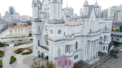 Cidade, praças, construçoes Stock Footage 318167598