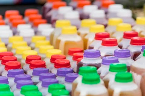 Cider bottles Stock-Fotos