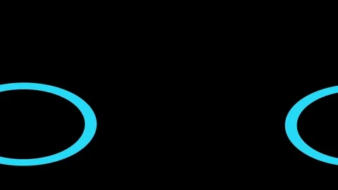 Ciel Blue Circles Looping Full HD Stock Footage 105678590
