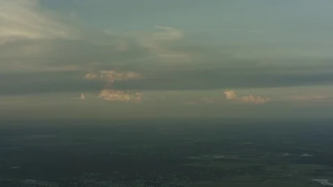 Cielo desde el aire 01 Stock Footage 77434357