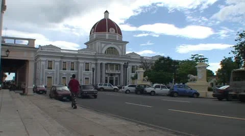 Cienfuegos, Museo Provincial Stock Footage
