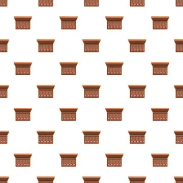 Cigar box seamless vector pattern background design Stock Illustration