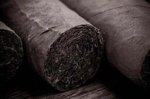 Cigar close up Foto stock