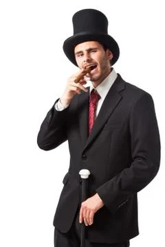 This cigar is expensive Stock Photos