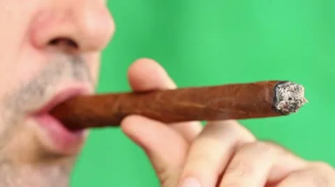 Cigar Stock Footage