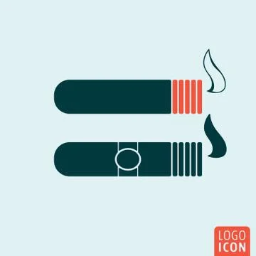 Cigar icon isolated Stock Illustration