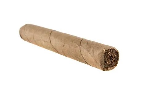 Cigar isolated on white background Stock Photos