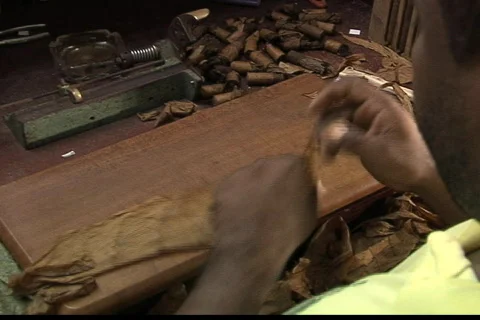 Cigar maker 1 Stockbeeldmateriaal 138232