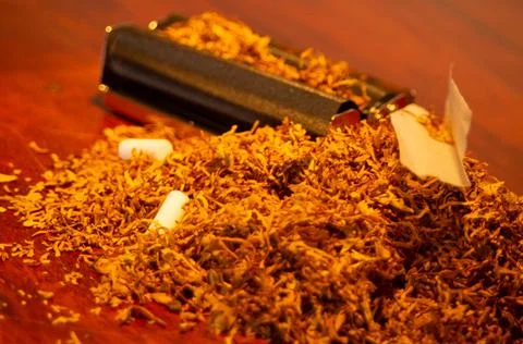 Cigar making machine Foto stock