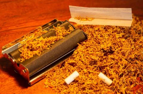 Cigar making machine 库存照片