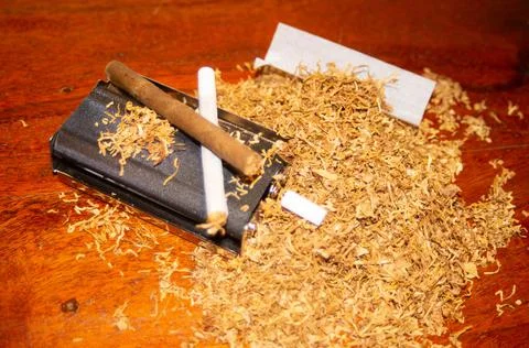 Cigar making machine Stock Photos