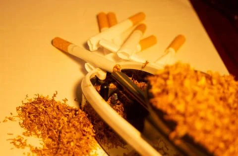 Cigar making machine Stock Photos