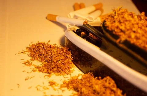 Cigar making machine Stock Photos