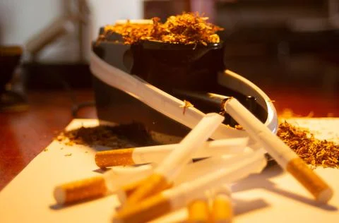 Cigar making machine Stock Photos