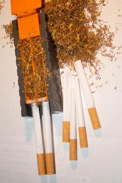 Cigar making machine Stock Photos