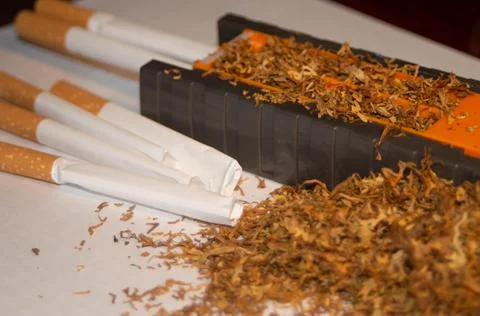 Cigar making machine Stock Photos