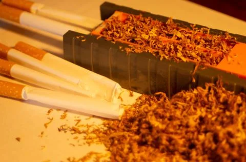 Cigar making machine Stock Photos