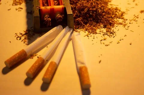 Cigar making machine Stock Photos