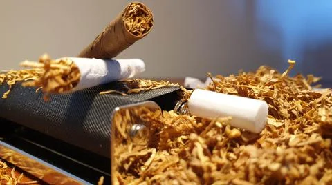 Cigar making machine 库存照片