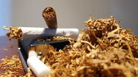 Cigar making machine 库存照片