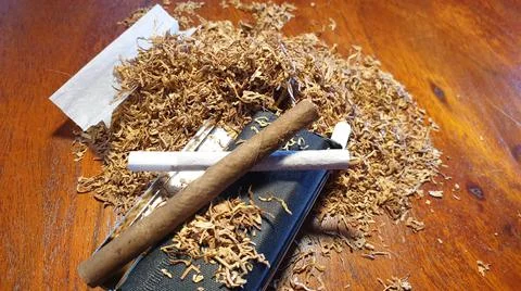 Cigar making machine Stock Photos