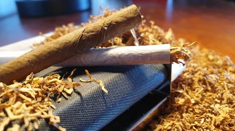 Cigar making machine Stock Photos