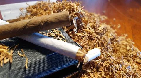 Cigar making machine Stock Photos