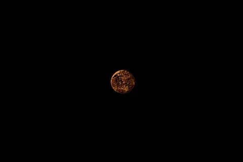 Cigar view from behind without ashes. Copy space on a beautiful dark backgrou Stock Photos
