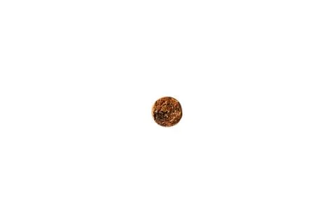 Cigar view from behind without ashes. Copy space on a beautiful white isolate Stock Photos