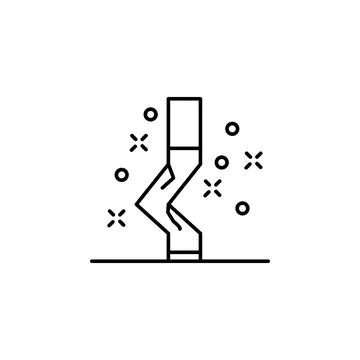 Cigarette, addict icon. Element of quit smoking icon Stock Illustration