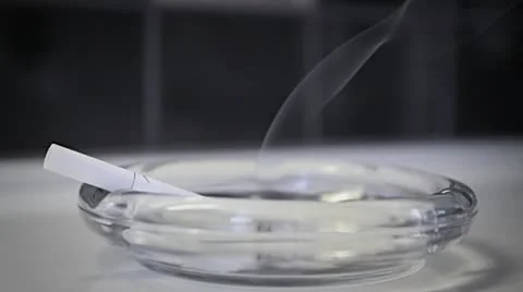 Cigarette in Ashtray Video stock 10679244