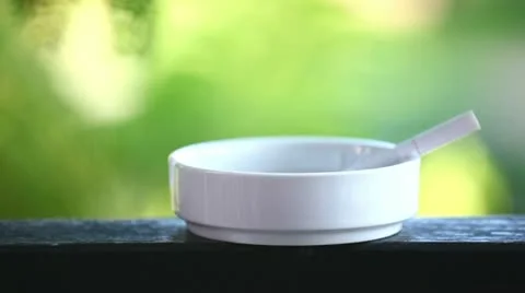 Cigarette in the ashtray Stock Footage 11481408